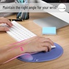 image:imageMr Pen Ergonomic Mouse Pad with Wrist Rest Grim Reader Design  Breathable Fabric with Memory Foam Cushion NonSlip Rubber Base Gel Mouse Pad with Wrist SupportDusky BluePurple