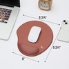 image:imageMr Pen Ergonomic Mouse Pad with Wrist Rest Grim Reader Design  Breathable Fabric with Memory Foam Cushion NonSlip Rubber Base Gel Mouse Pad with Wrist SupportBrown