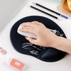 image:imageMr Pen Ergonomic Mouse Pad with Wrist Rest Grim Reader Design  Breathable Fabric with Memory Foam Cushion NonSlip Rubber Base Gel Mouse Pad with Wrist SupportGrim Reader