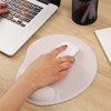 image:imageMr Pen Ergonomic Mouse Pad with Wrist Rest Grim Reader Design  Breathable Fabric with Memory Foam Cushion NonSlip Rubber Base Gel Mouse Pad with Wrist SupportBeige