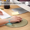 image:imageMr Pen Ergonomic Mouse Pad with Wrist Rest Grim Reader Design  Breathable Fabric with Memory Foam Cushion NonSlip Rubber Base Gel Mouse Pad with Wrist SupportGreen