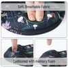 image:imageMr Pen Ergonomic Mouse Pad with Wrist Rest Grim Reader Design  Breathable Fabric with Memory Foam Cushion NonSlip Rubber Base Gel Mouse Pad with Wrist SupportMidnight Bloom