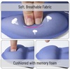 image:imageMr Pen Ergonomic Mouse Pad with Wrist Rest Grim Reader Design  Breathable Fabric with Memory Foam Cushion NonSlip Rubber Base Gel Mouse Pad with Wrist SupportDusky BluePurple