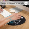 image:imageMr Pen Ergonomic Mouse Pad with Wrist Rest Grim Reader Design  Breathable Fabric with Memory Foam Cushion NonSlip Rubber Base Gel Mouse Pad with Wrist SupportGrim Reader