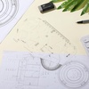 image:imageMr Pen Geometric Drawing Template  Mathematical Functions Plastic Template Plastic Shape Stencils for Drawing