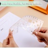 image:imageMr Pen Geometric Drawing Template 2 pcs French Curve Plastic Template  Shape Stencils Geometric Stencils2 pcs