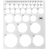 image:imageMr Pen Geometric Drawing Template 2 pcs French Curve Plastic Template  Shape Stencils Geometric Stencils6 pcs