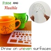 image:imageMr Pen Geometric Drawing Template 2 pcs French Curve Plastic Template  Shape Stencils Geometric Stencils6 pcs