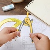 image:imageMr Pen Geometry Compass and Protractor Set 6 Inch Compass  6 Inch Protractor Drawing Tool for School Clear Plastic Easy Grip Precision Design for Math Art Drafting ArchitectureYellow