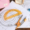 image:imageMr Pen Geometry Compass and Protractor Set 6 Inch Compass  6 Inch Protractor Drawing Tool for School Clear Plastic Easy Grip Precision Design for Math Art Drafting ArchitectureDark Orange