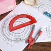 image:imageMr Pen Geometry Compass and Protractor Set 6 Inch Compass  6 Inch Protractor Drawing Tool for School Clear Plastic Easy Grip Precision Design for Math Art Drafting ArchitectureCandy Apple Red
