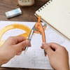 image:imageMr Pen Geometry Compass and Protractor Set 6 Inch Compass  6 Inch Protractor Drawing Tool for School Clear Plastic Easy Grip Precision Design for Math Art Drafting ArchitectureLight Green  Vivid Cerise  Dark Orange Blue