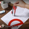 image:imageMr Pen Geometry Compass and Protractor Set 6 Inch Compass  6 Inch Protractor Drawing Tool for School Clear Plastic Easy Grip Precision Design for Math Art Drafting ArchitectureCandy Apple Red