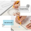 image:imageMr Pen Geometry Set 13 pcs 3 Metal Compasses Protractor 6 Ruler  45 amp 3060 Set Squares Pencils Lead Refills Sharpener amp Eraser for Math Drafting amp Classroom UseBlue
