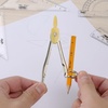 image:imageMr Pen Geometry Set 13 pcs 3 Metal Compasses Protractor 6 Ruler  45 amp 3060 Set Squares Pencils Lead Refills Sharpener amp Eraser for Math Drafting amp Classroom UseYellow