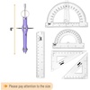 image:imageMr Pen Geometry Set 15 Piece Set with 6 Inch Swing Arm Protractor  IncludesMetal Divider Set Squares Ruler Compasses for Math for Drafting amp School SuppliesPurple