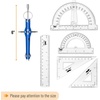 image:imageMr Pen Geometry Set 15 Piece Set with 6 Inch Swing Arm Protractor  IncludesMetal Divider Set Squares Ruler Compasses for Math for Drafting amp School SuppliesNavy Blue