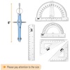 image:imageMr Pen Geometry Set 15 Piece Set with 6 Inch Swing Arm Protractor  IncludesMetal Divider Set Squares Ruler Compasses for Math for Drafting amp School SuppliesBlue