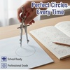 image:imageMr Pen Geometry Set 15 Piece Set with 6 Inch Swing Arm Protractor  IncludesMetal Divider Set Squares Ruler Compasses for Math for Drafting amp School SuppliesBlue