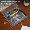image:imageMr Pen Geometry Set 15 Piece Set with 6 Inch Swing Arm Protractor  IncludesMetal Divider Set Squares Ruler Compasses for Math for Drafting amp School SuppliesGold