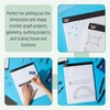 image:imageMr Pen Graph Paper 12 Pack 55 SheetsPack 85x11  4x4 4 Squares Per Inch Math Graph Paper Pad Computation Pads Bulk