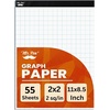 image:imageMr Pen Graph Paper Pad 85x11 Inches 2x2 2 Squares per Inch  55 Sheets Ideal for Math Graphing and Sketching 12 Inch Grid Paper for Students Engineers ArtistsWhite