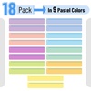 image:imageMr Pen Guided Reading Strips with Line 18 Pack Pastel Color  Bookmarks for Kids Highlight Strips for Books Reading Trackers for Kids