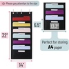 image:imageMr Pen Hanging Wall File Organizer 12 Pockets Pink  3 Overdoor Hangers Included Over The Door File Organizer Hanging Folder OrganizerBlack