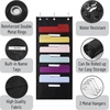 image:imageMr Pen Hanging Wall File Organizer 12 Pockets Pink  3 Overdoor Hangers Included Over The Door File Organizer Hanging Folder OrganizerBlack