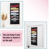 image:imageMr Pen Hanging Wall File Organizer 12 Pockets Pink  3 Overdoor Hangers Included Over The Door File Organizer Hanging Folder OrganizerBlack