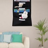 image:imageMr Pen Hanging Wall File Organizer 12 Pockets Pink  3 Overdoor Hangers Included Over The Door File Organizer Hanging Folder OrganizerBlack