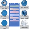 image:imageMr Pen Hanging Wall File Organizer 12 Pockets Pink  3 Overdoor Hangers Included Over The Door File Organizer Hanging Folder OrganizerBlue