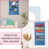 image:imageMr Pen Hanging Wall File Organizer 12 Pockets Pink  3 Overdoor Hangers Included Over The Door File Organizer Hanging Folder OrganizerBlue