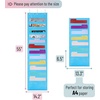 image:imageMr Pen Hanging Wall File Organizer 12 Pockets Pink  3 Overdoor Hangers Included Over The Door File Organizer Hanging Folder OrganizerBlue