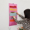 image:imageMr Pen Hanging Wall File Organizer 12 Pockets Pink  3 Overdoor Hangers Included Over The Door File Organizer Hanging Folder OrganizerPink