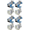 image:imageMr Pen Heavy Duty Packing Tape Dispenser Gun 2 Inch  4 Pack with 4 Clear Tape Rolls Handheld Tape Gun for Moving Shipping Sealing Boxes amp PackagingBlue