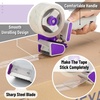 image:imageMr Pen Heavy Duty Packing Tape Dispenser Gun 2 Inch  4 Pack with 4 Clear Tape Rolls Handheld Tape Gun for Moving Shipping Sealing Boxes amp PackagingPurple