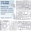 image:imageMr Pen House Plan 3 pcs Interior Design and Furniture Templates  Clear Flexible Plastic Drafting Tools Ruler Shapes for Architecture 14 Inch Scale Kitchen Bath Bedroom OfficeClear