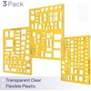 image:imageMr Pen House Plan 3 pcs Interior Design and Furniture Templates  Clear Flexible Plastic Drafting Tools Ruler Shapes for Architecture 14 Inch Scale Kitchen Bath Bedroom OfficeOrange