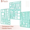 image:imageMr Pen House Plan 3 pcs Interior Design and Furniture Templates  Clear Flexible Plastic Drafting Tools Ruler Shapes for Architecture 14 Inch Scale Kitchen Bath Bedroom OfficeGreen