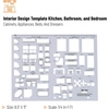 image:imageMr Pen House Plan 3 pcs Interior Design and Furniture Templates  Clear Flexible Plastic Drafting Tools Ruler Shapes for Architecture 14 Inch Scale Kitchen Bath Bedroom OfficeClear