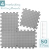 image:imageMr Pen Interlocking Blocking Mats 12 x 12 4 Pack with 50 TPins  For Knitting amp Crochet Projects Foam Board Design Includes Pins for Yarn Craft Blocking
