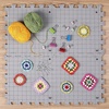 image:imageMr Pen Interlocking Blocking Mats 12 x 12 4 Pack with 50 TPins  For Knitting amp Crochet Projects Foam Board Design Includes Pins for Yarn Craft Blocking