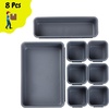 image:imageMr Pen Interlocking Desk Drawer Organizer 8 pcs Drawer Organizer  Kitchen Drawer Organizer Desk Drawer Organizer Drawer Organizers