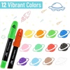 image:imageMr Pen Jumbo Twistable Crayons 12 Pack Multicolor  NonToxic Washable Crayons