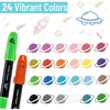 image:imageMr Pen Jumbo Twistable Crayons 24 Pack Multicolor  NonToxic Washable Crayons