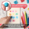 image:imageMr Pen Kneaded Eraser Set 18 Pack  Colorful Moldable Art Erasers with Storage Cases amp Sharpener Soft Kneadable Erasers for Charcoal GraphiteRed  Yellow  Blue With Sharpener