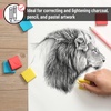 image:imageMr Pen Kneaded Eraser Set 18 Pack  Colorful Moldable Art Erasers with Storage Cases amp Sharpener Soft Kneadable Erasers for Charcoal GraphiteRed  Yellow  Blue With Sharpener
