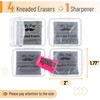 image:imageMr Pen Kneaded Erasers 144 x 136 3 Pack Gray  Soft Moldable Art Erasers for Charcoal Graphite amp Pastel Drawing Precision Highlighting Smudge ControlGray