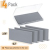 image:imageMr Pen Kneaded Erasers 144 x 136 3 Pack Gray  Soft Moldable Art Erasers for Charcoal Graphite amp Pastel Drawing Precision Highlighting Smudge ControlGray